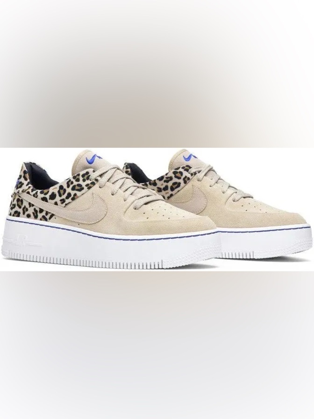Nike Air Force 1 Sage Low Leopard Print Sneakers